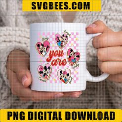 Mickey Mouse Love Heart Design