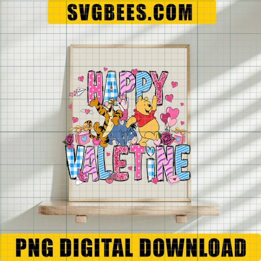 Pooh And Friends Valentine PNG, Disney Character Png, Valentine Png - Image 4