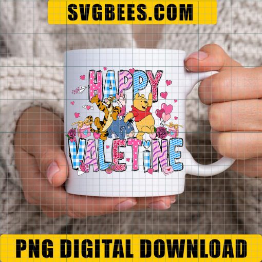 Pooh And Friends Valentine PNG, Disney Character Png, Valentine Png - Image 6