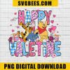 Pooh And Friends Valentine PNG, Disney Character Png, Valentine Png