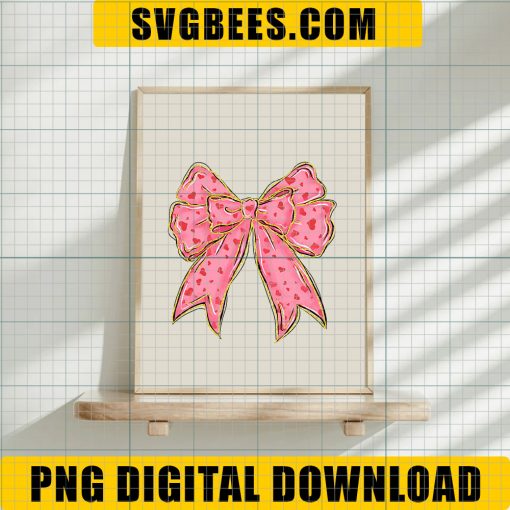 Trendy Pink Bow Coquette PNG, Light Pink Bow Png, Retro Girly Png - Image 4