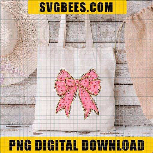 Trendy Pink Bow Coquette PNG, Light Pink Bow Png, Retro Girly Png - Image 3