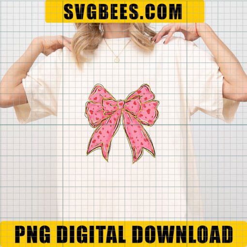 Trendy Pink Bow Coquette PNG, Light Pink Bow Png, Retro Girly Png - Image 2