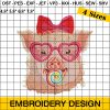 Valentine Pig Embroidery Designs, Valentine Embroidery Design