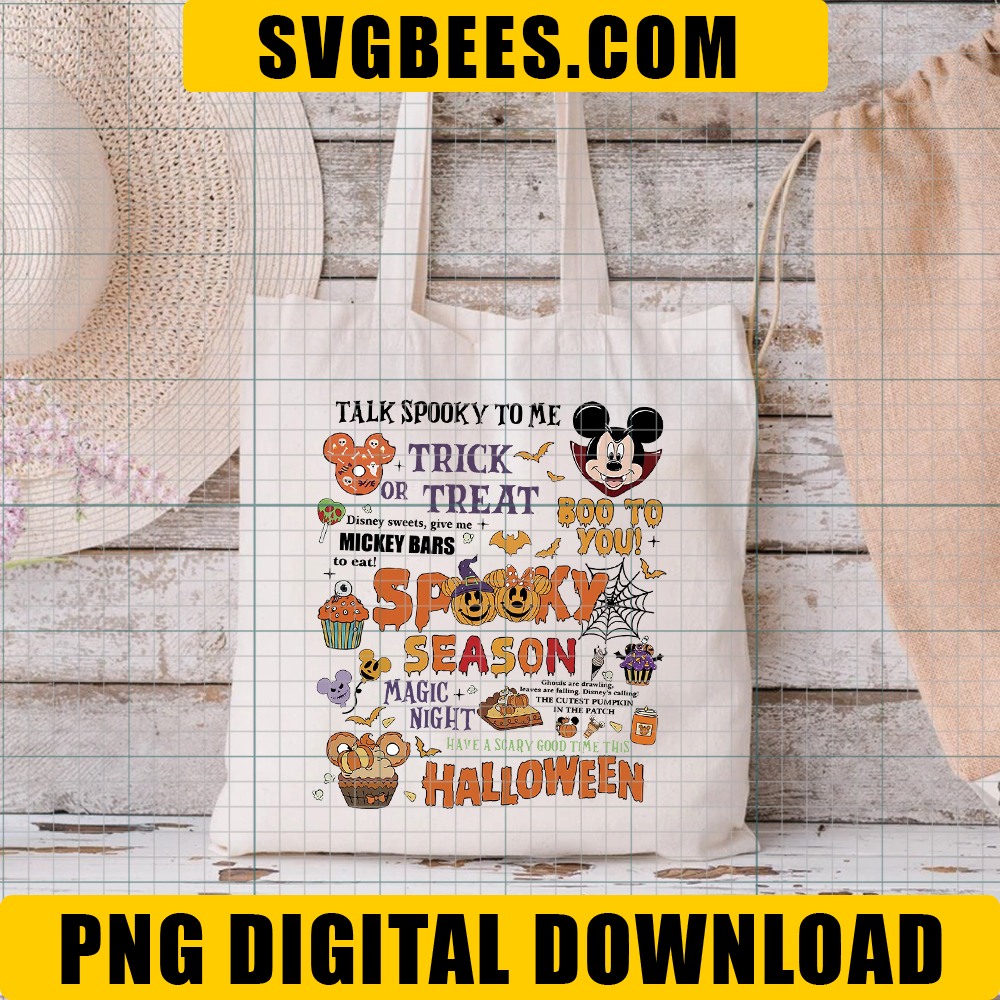 Disney Halloween Spooky Season PNG, Mickey Halloween PNG, Trick or Treat PNG, Boo to You PNG - Image 3