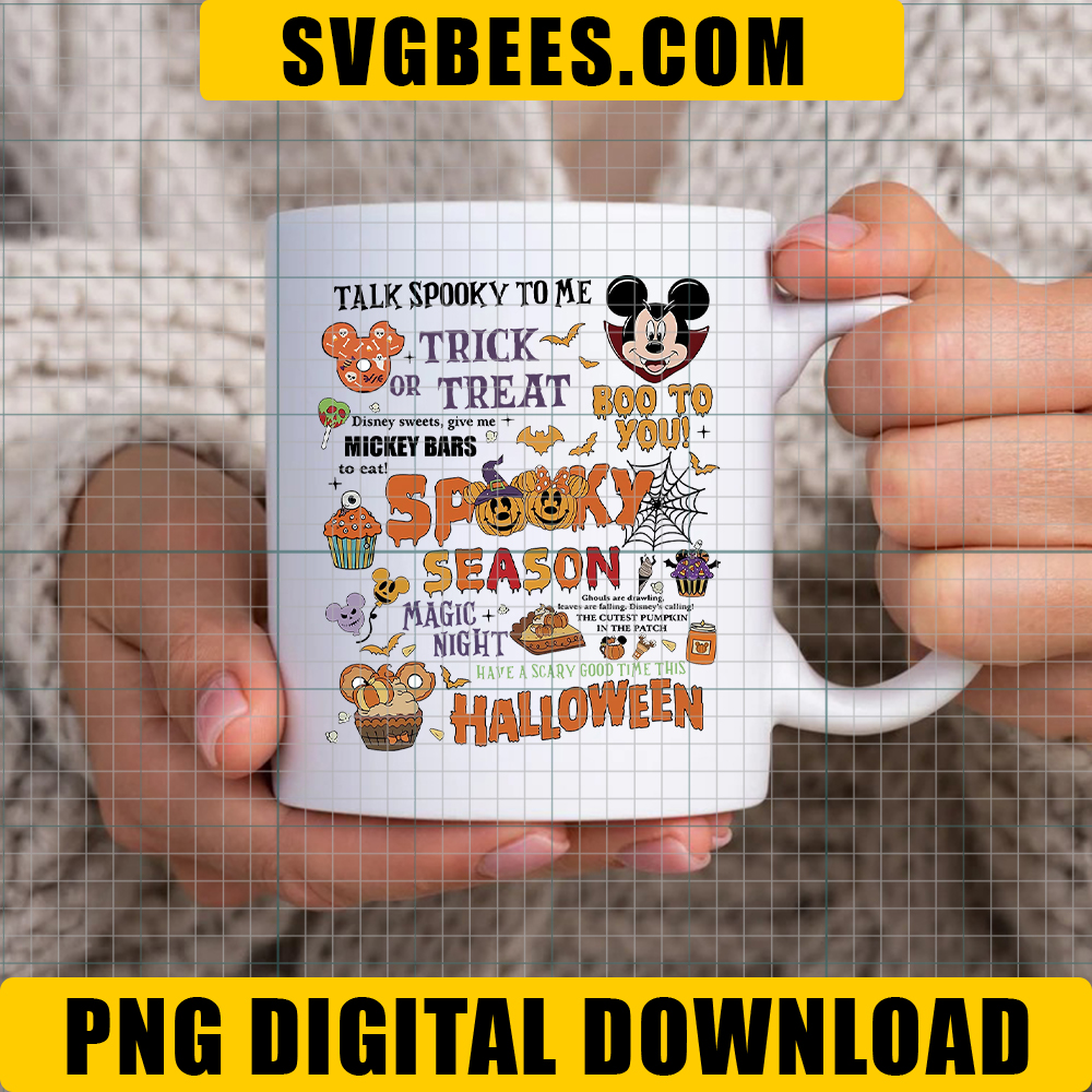 Disney Halloween Spooky Season PNG, Mickey Halloween PNG, Trick or Treat PNG, Boo to You PNG - Image 6