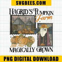 Hagrid’s Pumpkin Farm PNG, Magically Grown Pumpkin Patch PNG, Fall Wizard PNG, Harry Potter Autumn PNG